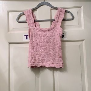 FREE PEOPLE Love Letter pink xs/s tank top